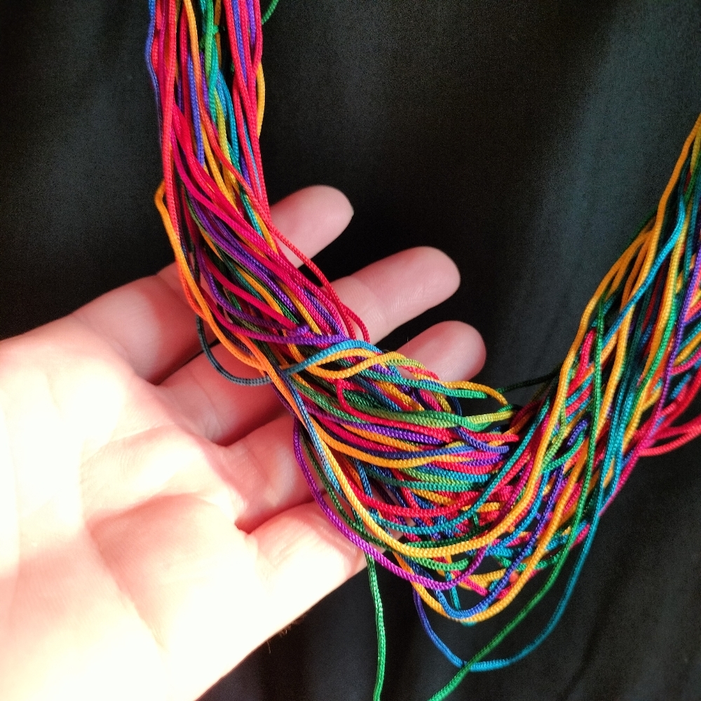 Multicolour Boho Statement Necklace - Picture 8 of 14